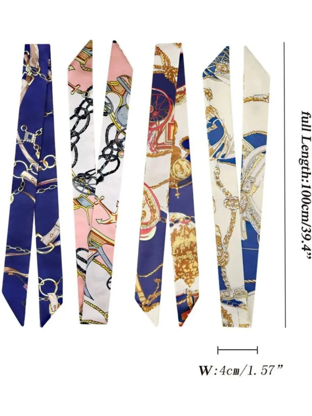 Stylish Scarf Bags for Women - 2/6/10 Pack Handbag Accessories & Hair Neck